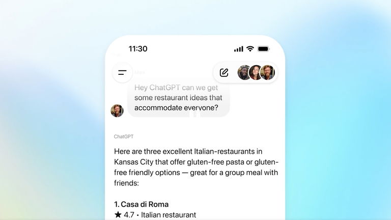 OpenAI estrena los chats grupales en ChatGPT, así puedes utilizarlos con tus amigos