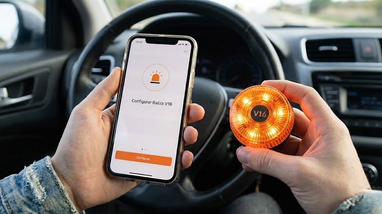Cómo configurar una baliza V16 paso a paso