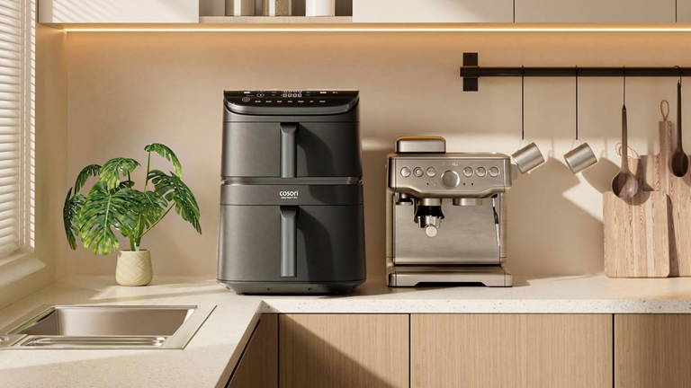 Esta freidora de aire con doble capacidad y mucha potencia se hunde semanas antes del Black Friday