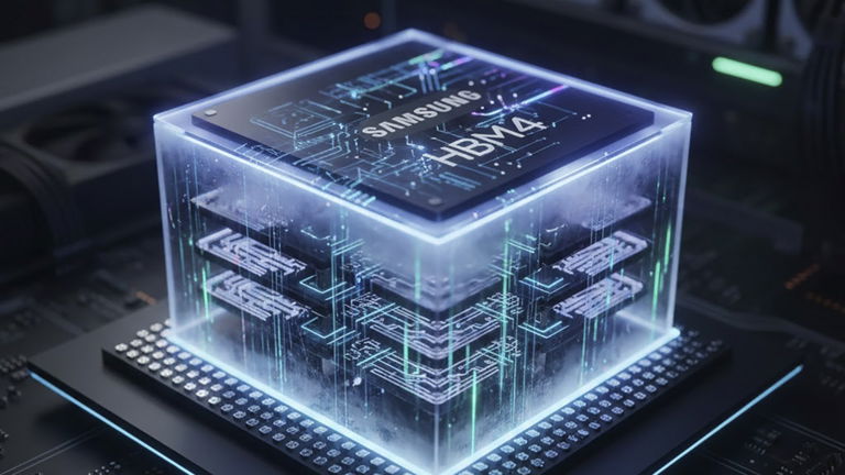 La memoria más veloz de Samsung, la HBM4, llegará en 2026 con un aumento enorme de rendimiento