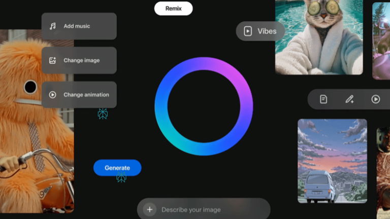 Meta lanza Vibes en Europa: una red de vídeos generados por IA que imita a TikTok