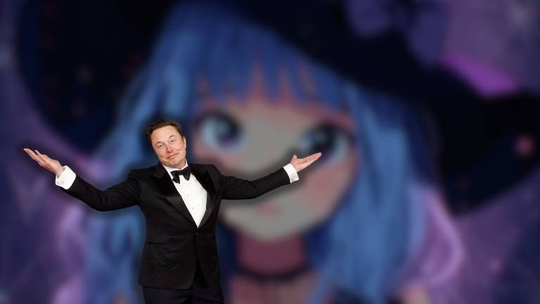 Elon Musk sigue obsesionado con crear una IA "waifu" y presume de la última innovación de Grok: ahora puedes generar a una mujer virtual que te diga que "siempre te querrá"