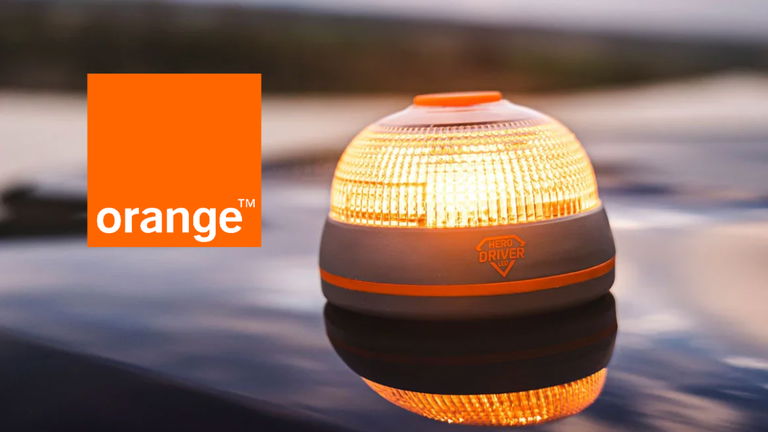 Orange te regala la baliza V16 que será obligatoria en 2026: solo estos clientes pueden conseguirla gratis
