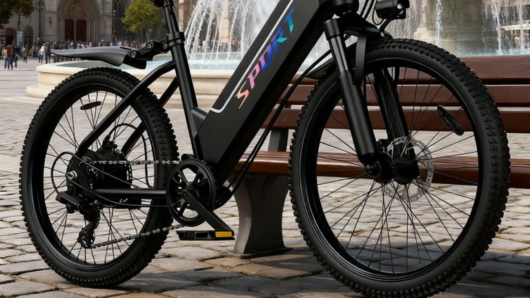 Esta bicicleta eléctrica te lleva a cualquier parte sin sudar gracias a su motor de 750W y batería extraíble
