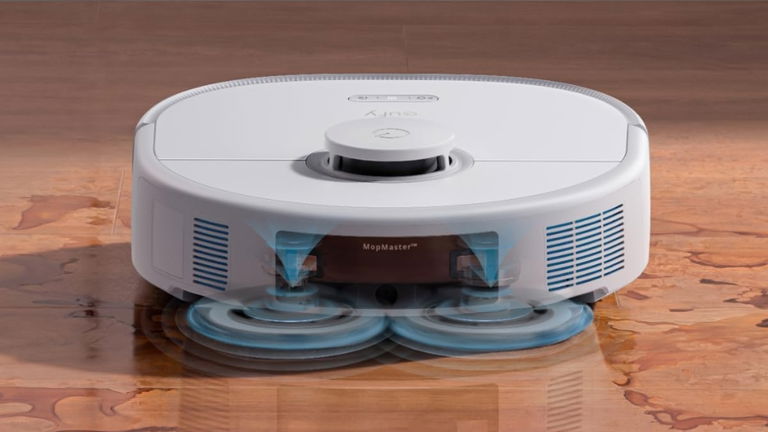 Robot aspirador con base de vaciado por 300 euros menos: mopas giratorias, navegación láser y 8000 Pa de potencia
