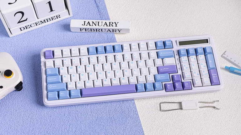 Este teclado mecánico de EPOMAKER sale por menos de 40 euros: funciona sin cables y viene con iluminación RGB