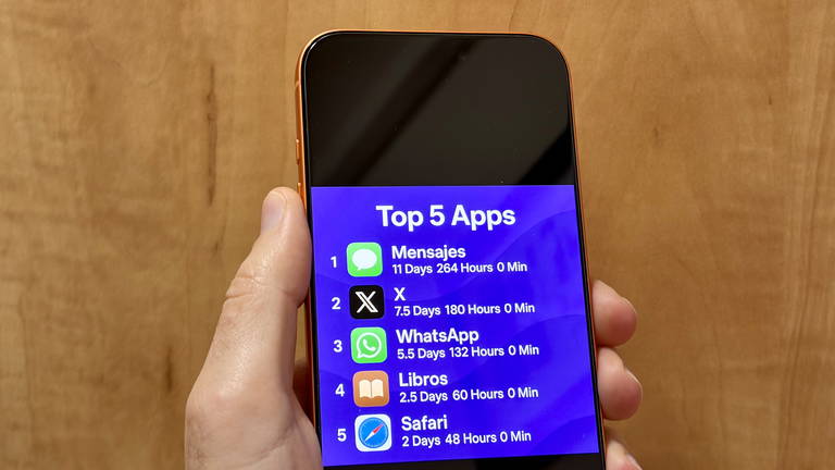 Así puedes tener el Wrapped 2025 de Spotify, pero de las apps que más has usado en tu iPhone a lo largo del año