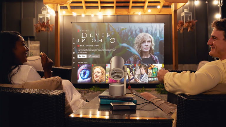 120 pulgadas, Full HD y Google TV integrado: este proyector es capaz de convertir tu casa en un auténtico cine