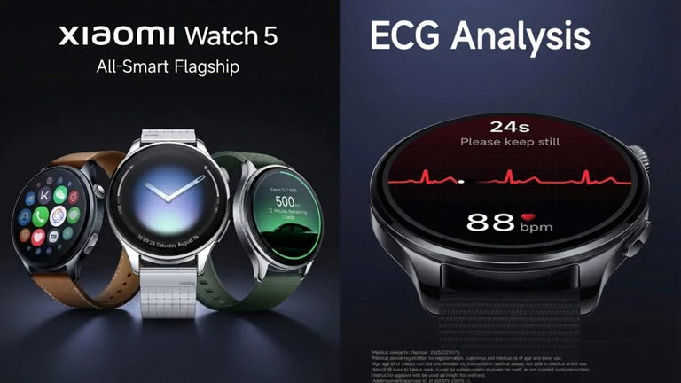 Xiaomi sube el nivel con su nuevo smartwatch: cristal de zafiro, acero forjado y un sensor para medir tu esfuerzo real en el gimnasio