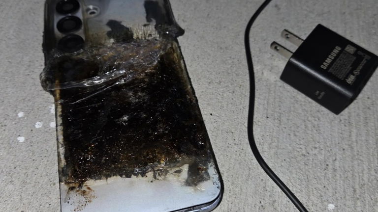 Un Galaxy S25+ de Samsung ha explotado mientras cargaba: qué debes hacer en caso de incendio de tu móvil