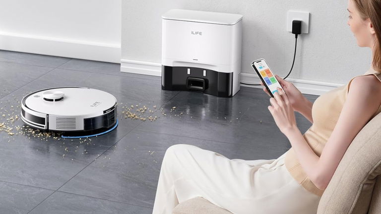 5000 Pa de succión, fregado y base de autovaciado: uno de los chollos del año en robots aspiradores