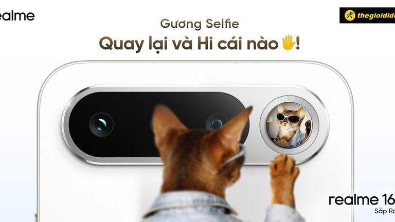 realme 16: cómo esconder un espejo para selfies en la icónica estética Pixel