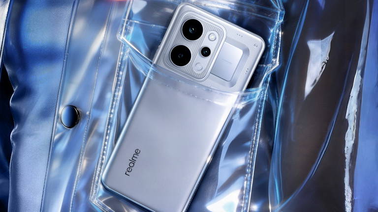 Mitad móvil, mitad power bank: realme confirma la llegada de su bestia de 10.001 mAh con diseño semitransparente