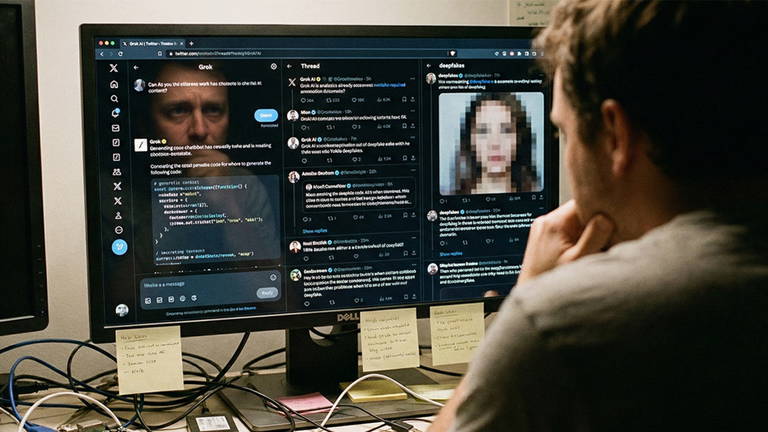 X (Twitter), en el centro de la polémica: Grok dispara la creación de deepfakes sexuales