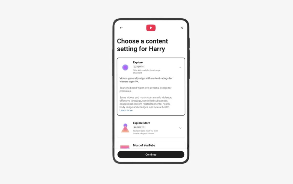 YouTube introduce nuevos controles parentales para los Shorts dedicado a la protección contra contenido sensible