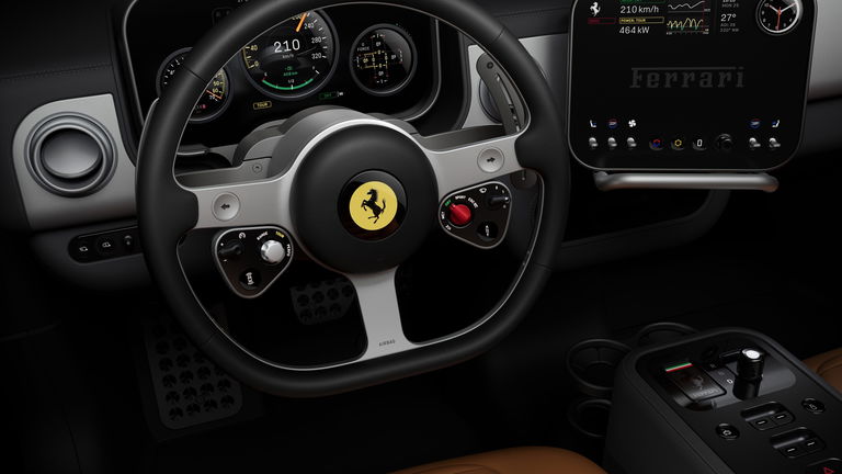 Ferrari muestra por primera vez el interior del Luce, su coche eléctrico creado junto al ex-diseñsdor de Apple Jony Ive
